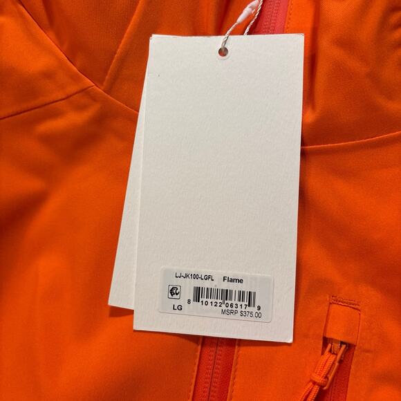 NWT Halfdays Lawrence Jacket Flame Women’s Large winter insulated waterproof ski - Picture 6 of 12